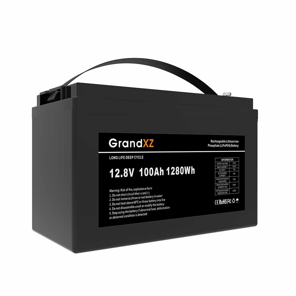 GrandXZ雄展能源12V100Ah磷酸铁锂电池