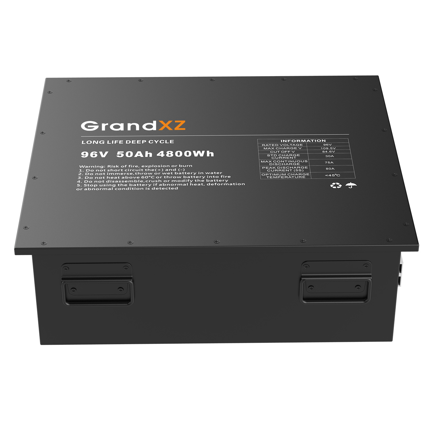 GrandXZ，雄展能源，96V50AH磷酸铁锂电池