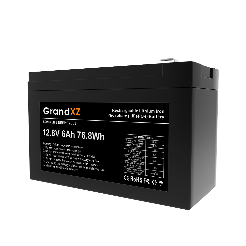 GrandXZ雄展能源12V6Ah磷酸铁锂电池