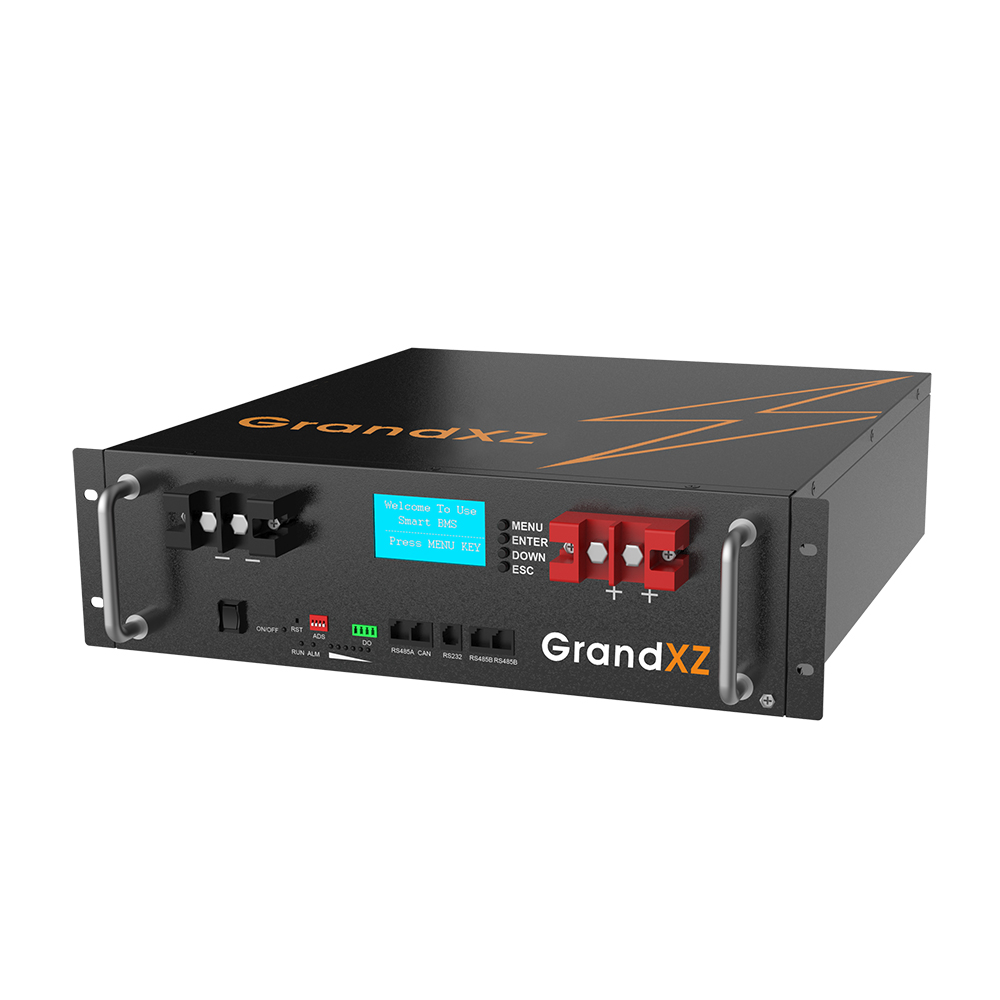 51.2V50Ah机箱电池3U电池GrandXZ雄展能源通讯基站太阳能储能电池